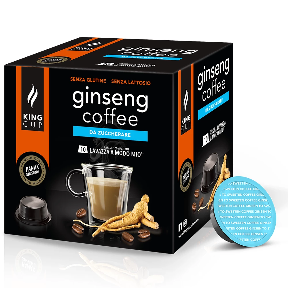 Caffè al Ginseng da Zuccherare capsule Lavazza® A Modo Mio