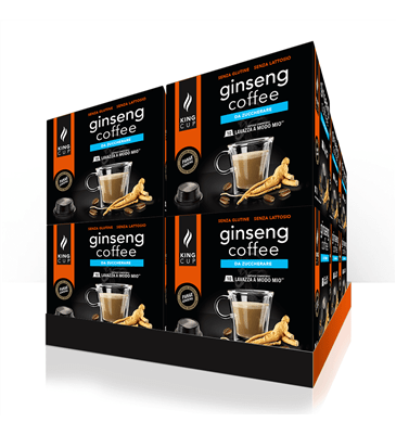 1 Ginseng Coffee da Zuccherare capsula Lavazza® A Modo Mio® – Promozione 10 confezione + 2 Confezioni GRATIS