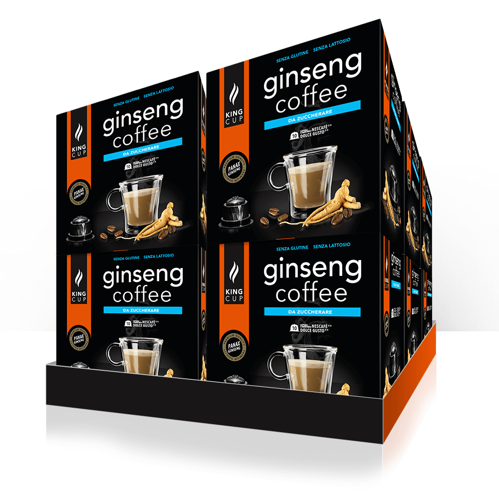 1 Ginseng Coffee da Zuccherare capsula Nescafè Dolce Gusto® – Promozione 10 confezione + 2 Confezioni GRATIS