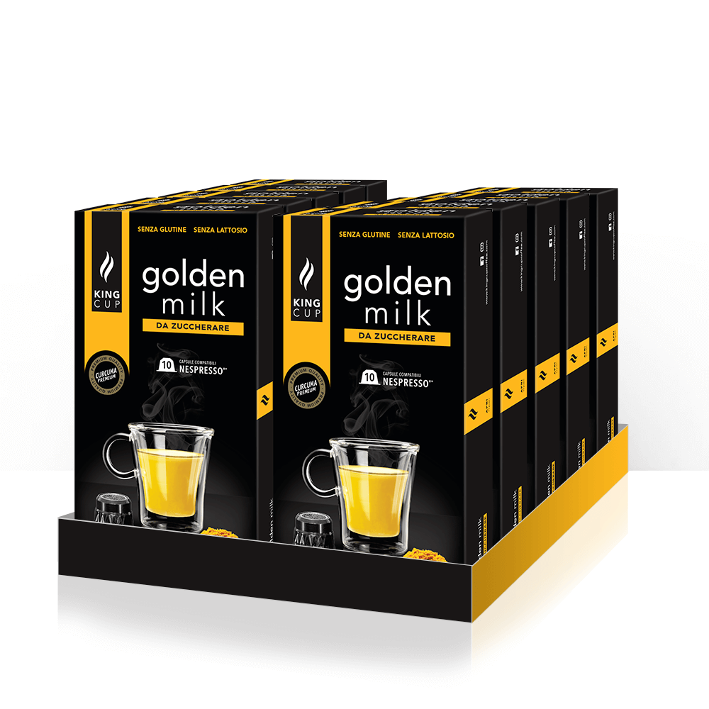 1 Golden Milk - capsula Nespresso® – Promo 10 confezione + 2 confezioni GRATIS