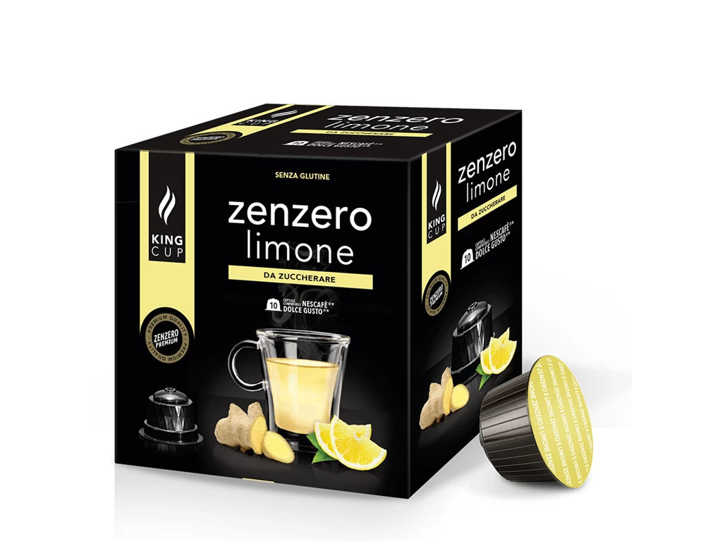 30 Capsule Zenzero e Limone Aroma Light, Dolce Gusto