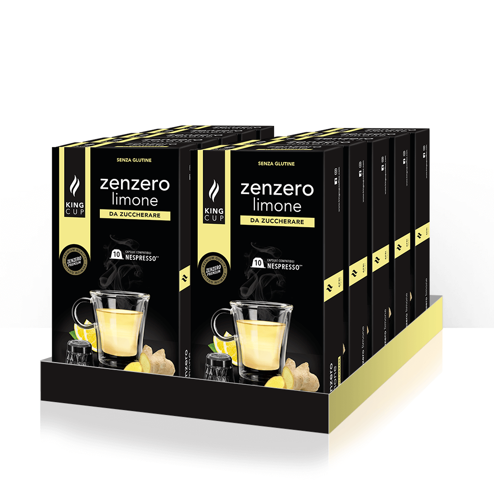 1 Zenzero Limone - capsula Nespresso® – Promo 10 confezione + 2 confezioni GRATIS