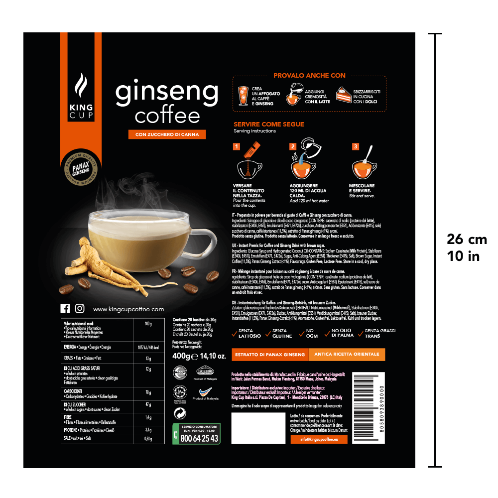 2 Standing pouch - Ginseng BS - Back