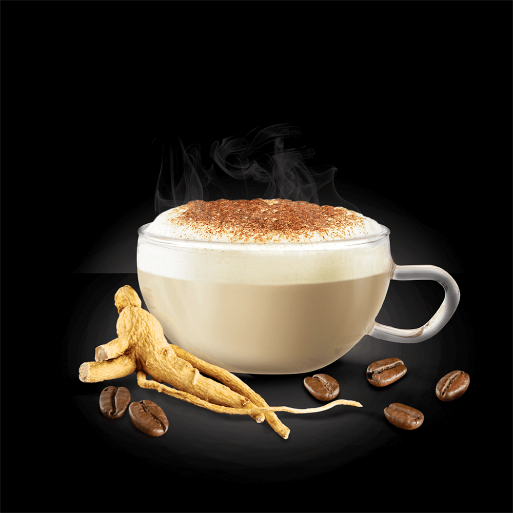 3 CappuccinoGinseng Tazza Solubile