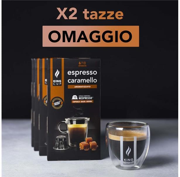 Espresso Caramello SZ Nespresso 6,5 X 10 + 2 Tazzine 1