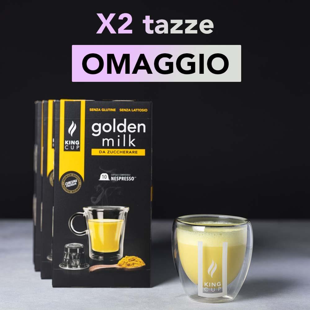 Golden Milk SZ Nespresso 6,5 X 10 + 2 Tazzine 1