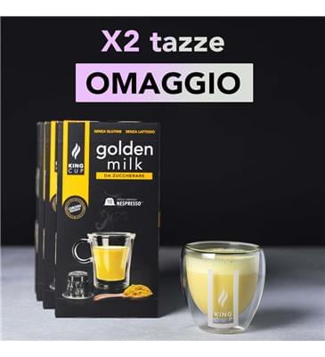 Golden Milk SZ Nespresso 6,5 X 10 + 2 Tazzine 1