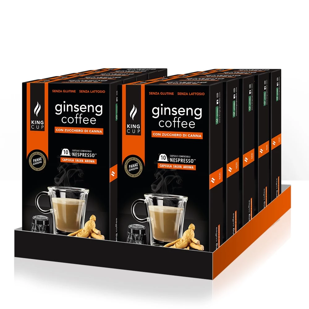 GINSENG conf. 10 capsule compatibili macchina caffè NOSY - Cialde